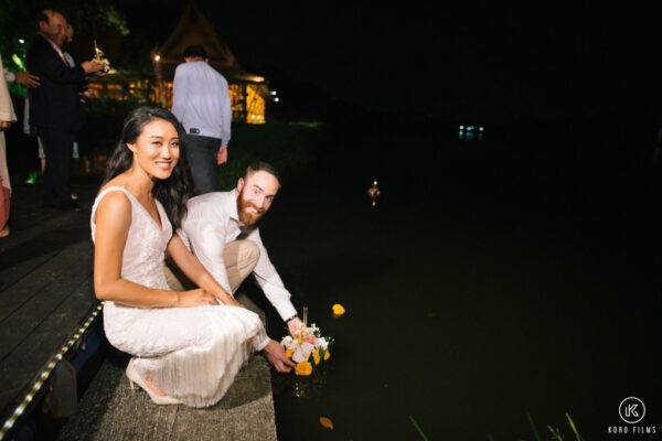 Western wedding Engagement at Sampran Riverside Nakhon Pathom Thailand
