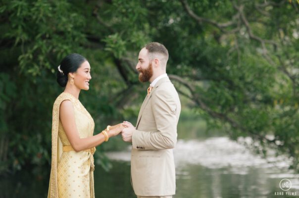 Western wedding Engagement at Sampran Riverside Nakhon Pathom Thailand