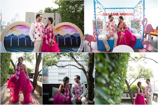 indian wedding at Millennium Hilton Bangkok Thailand