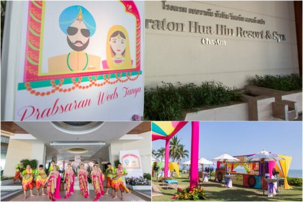 indian wedding at Sheraton Hua Hin Resort & Spa thailand