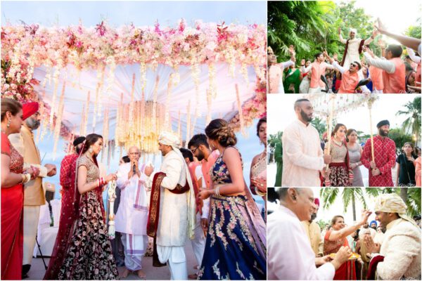 indian wedding at Sheraton huahin resort and spa Thailand