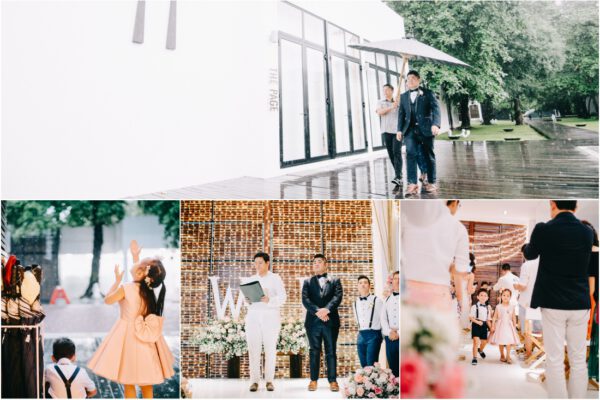 western wedding at the library samui thailand