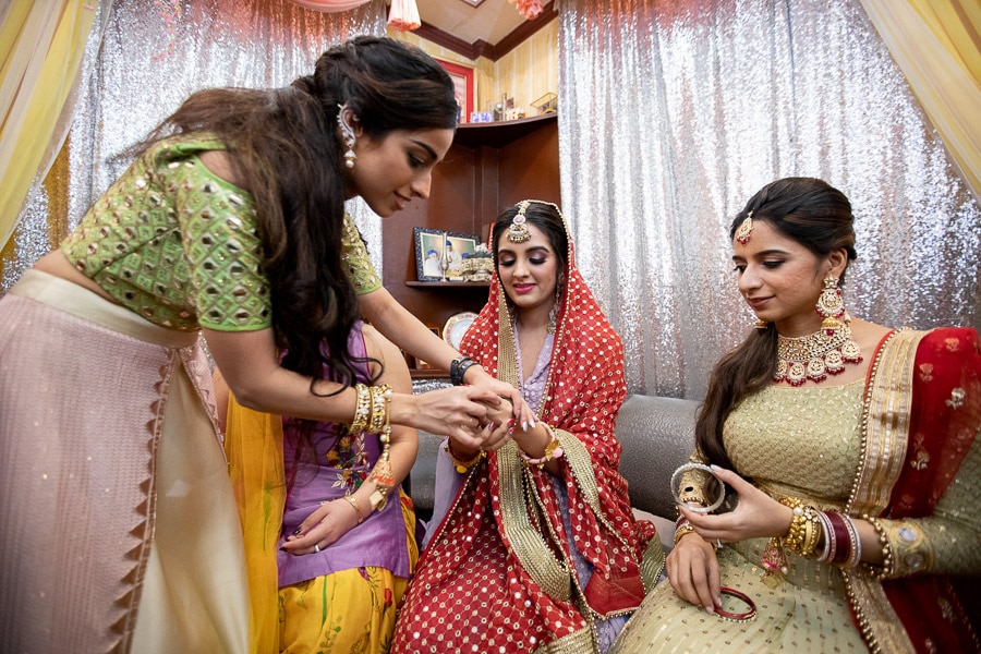 Indian wedding Pooja Haldi Puja