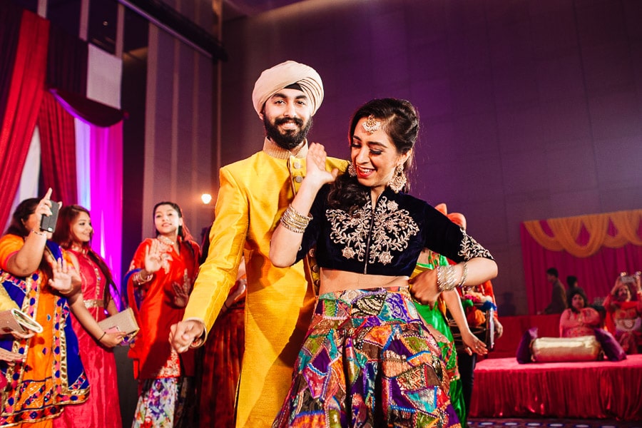 Indian wedding Sangeet firstdance