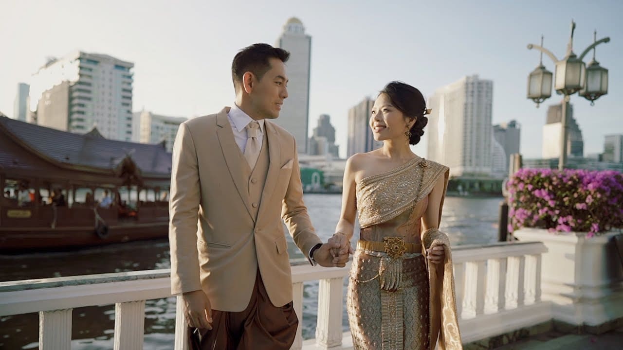 Thai Ceremony Engagement video Sala Rim Naam Mandarin Oriental