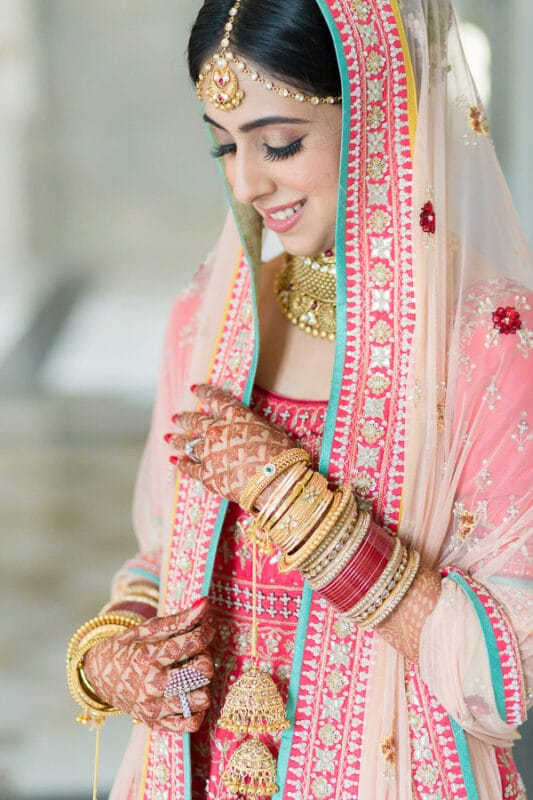 Indian wedding Portrait Bride