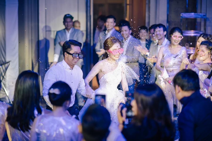 Wedding Reception Party dance in thailand