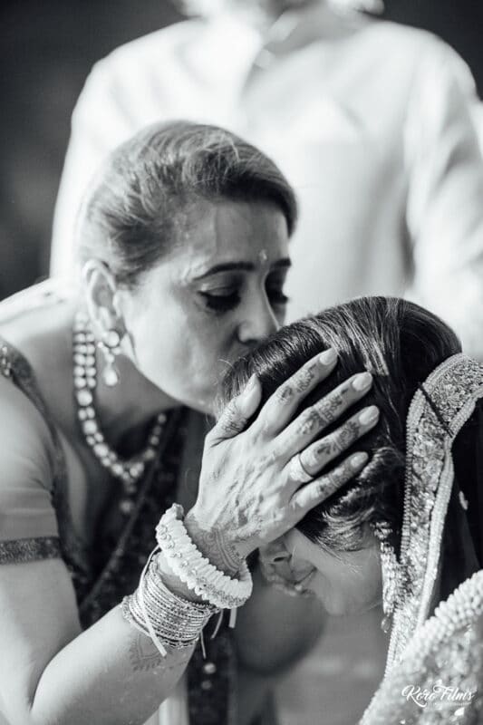 Indian wedding Black and white picture