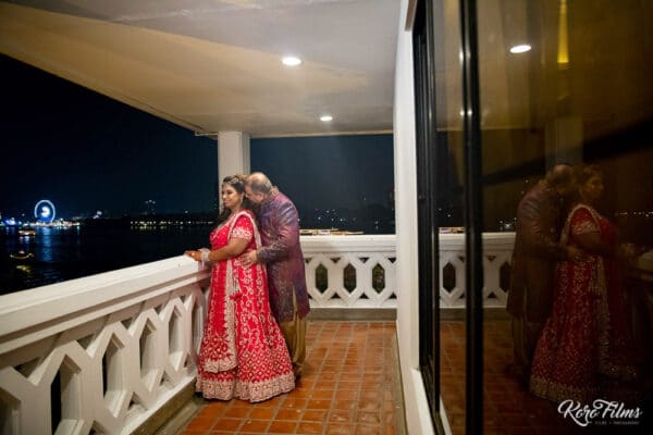 Indian wedding at Anantara Bangkok Riverside Resort and Spa Thailand