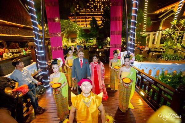 Indian wedding at Anantara Bangkok Riverside Resort and Spa Thailand