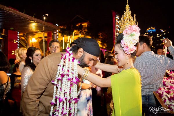 Indian wedding at Anantara Bangkok Riverside Resort and Spa Thailand