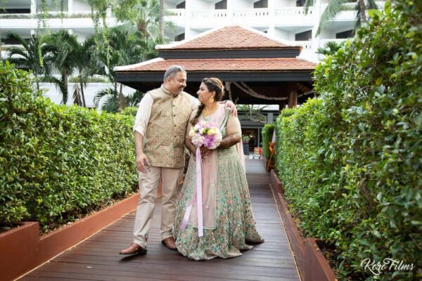 Indian wedding at Anantara Bangkok Riverside Resort and Spa Thailand