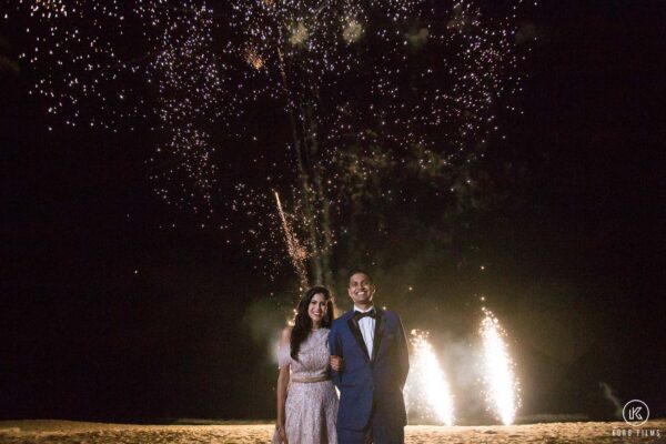 Firework Beach Indian Wedding at JW Marriott Khao Lak Resort & Spa Thailand