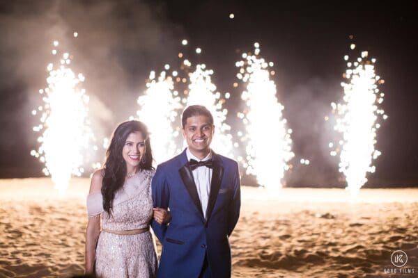 Firework Beach Indian Wedding at JW Marriott Khao Lak Resort & Spa – Thailand