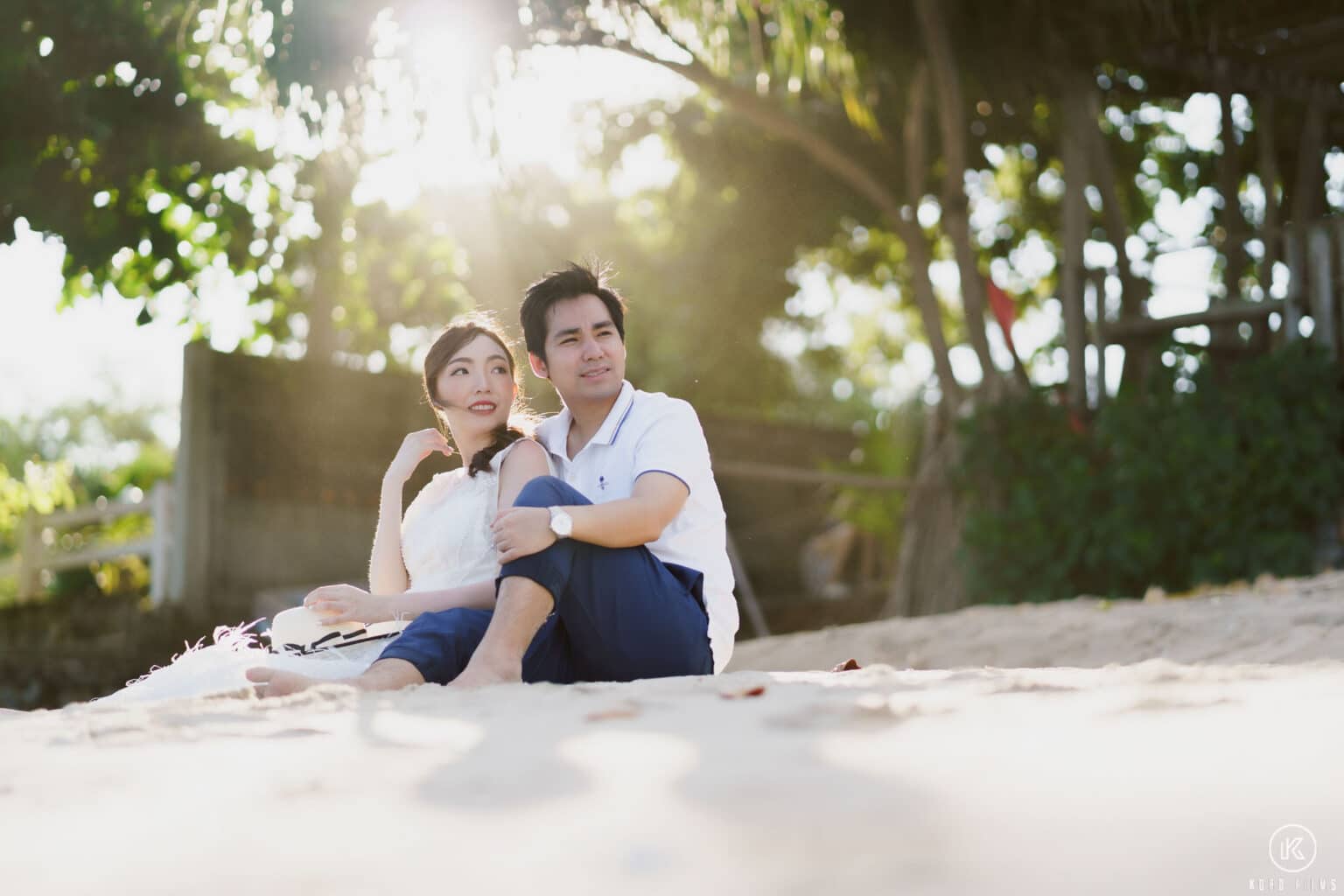 Pre Wedding Photo Shoot at Rayong Provincial East Plant Center Thailand