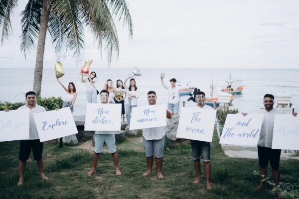 Beach Mariage Proposal in Huahin