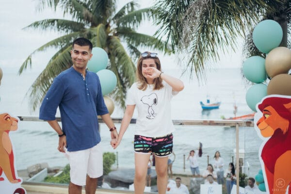 Beach Mariage Proposal in Huahin