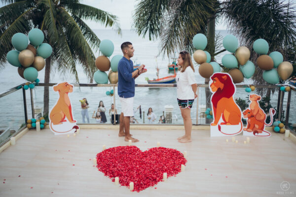 Beach Mariage Proposal in Huahin