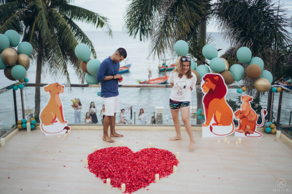 Beach Mariage Proposal in Huahin