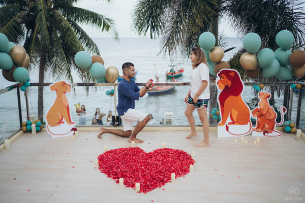 Beach Mariage Proposal in Huahin