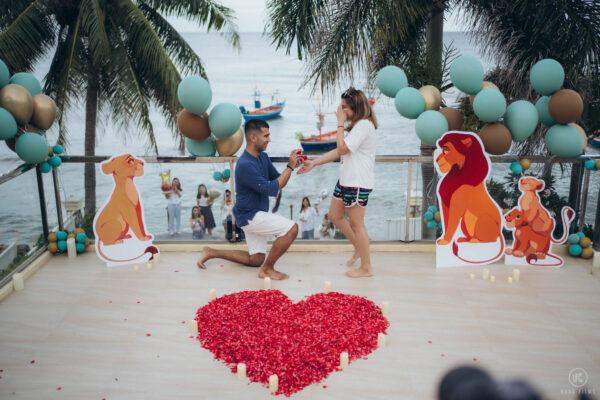 Beach Mariage Proposal in Huahin