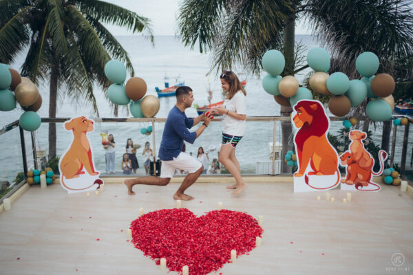 Beach Mariage Proposal in Huahin