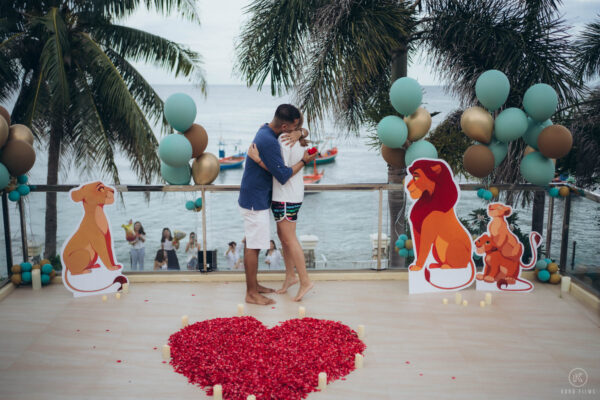 Beach Mariage Proposal in Huahin