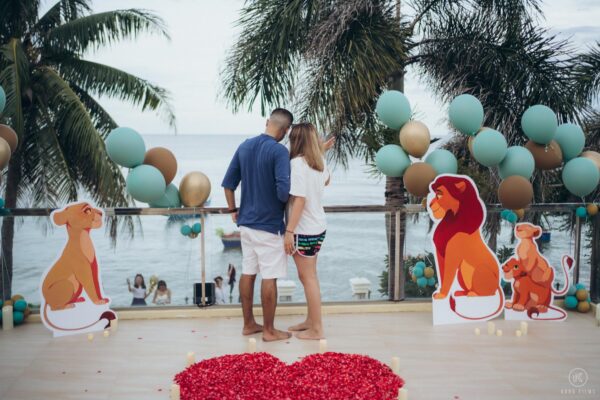 Beach Mariage Proposal in Huahin