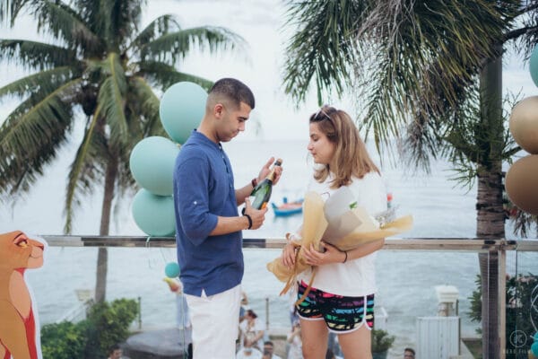 Beach Mariage Proposal in Huahin