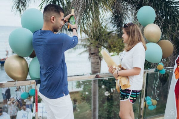 Beach Mariage Proposal in Huahin