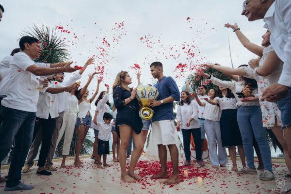 Beach Mariage Proposal in Huahin