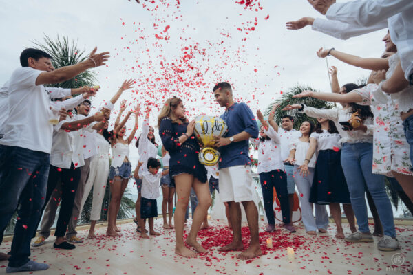 Beach Mariage Proposal in Huahin