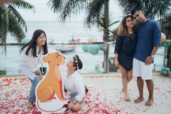 Beach Mariage Proposal in Huahin