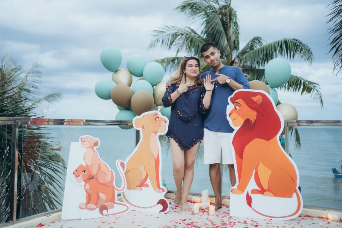 Beach Mariage Proposal in Huahin