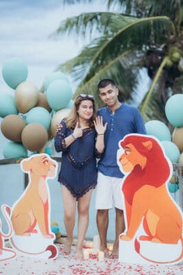 Beach Mariage Proposal in Huahin