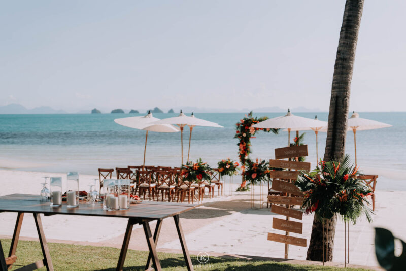 The Western Wedding at Samui Thailand