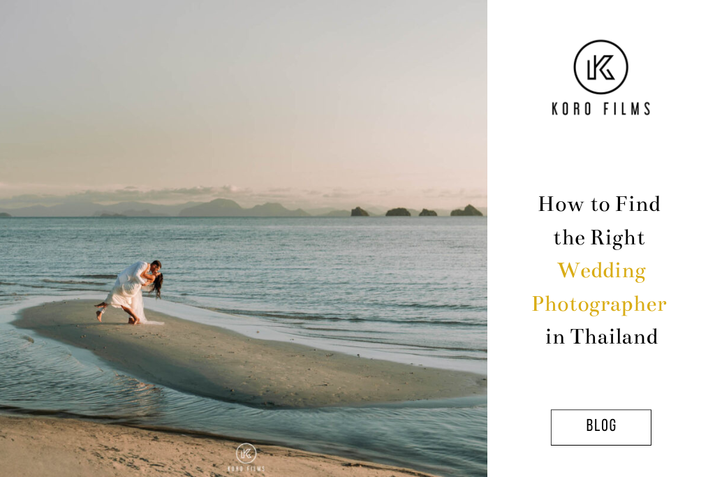 Wedding Photographer in Thailand