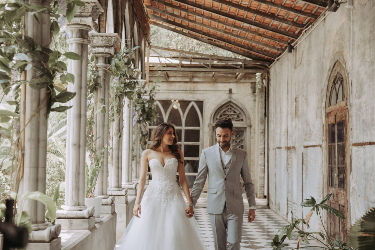 Destination pre wedding photoshoot in Bangkok Thailand at Benedict Studio by KORO FILMS